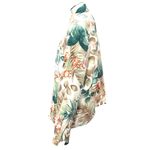 Alfred Dunner Size 12 Yellow Silk Blend Jacket Floral Trim Textured Lining Photo 3