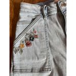 Driftwood Taylor Embroidered Jeans Light Wash High Rise Size 4 BOHO COQUETTE Photo 2