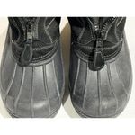 Totes Black Leather Upper zipper Faux Fur Winter Boots Size 9D Photo 4