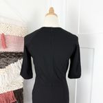 LK Bennett Liya Jersey Dress Black Sz 8 Photo 7