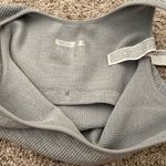 Brandy Melville Forever 21 size medium ribbed grey crop top with built in bra - super cute! Photo 2