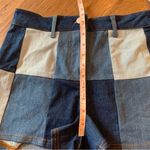 Denim Blvd  Womens Jean Shorts Size S Small Denim Patchwork Los Angeles Photo 6