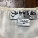 Vintage Starry Nites 2 pc Blouse Set White Size 8 Photo 9