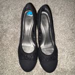 Seychelles  Black Lace Wedge Heel Pumps Women's‎ Dress Shoes Classic size 10 Photo 6