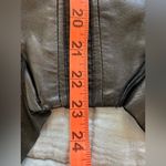  100% Leather Black Moto Jacket hook closure Hinge Size 1 Photo 11