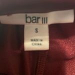 Bar III NWT  small sweet wine leggings. Snap and zip closure. Photo 2