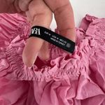 ZARA Off Shoulder Ruffle Milkmaid Top Bubblegum Pink Medium Bloggers Fave Smocke Photo 4