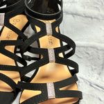 Bella Vita  Black Rhinestone Strappy Heels Photo 2