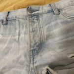American Eagle Light Wash Tomgirl Shortie Shorts Photo 1