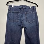 frame denim Frame Le Crop Mini Kick Flare Lace Up Dark Denim Jeans Womens Size  28 Photo 5