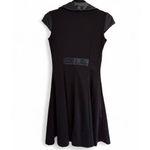 Hot Topic Disney Maleficent Coat Dress Black Faux Leather Peeling XS Rare 2014 Photo 1