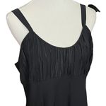 Vintage 90’s Vanity Fair Black Slip Dress Night Gown M/L Black Size L Photo 1