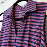 Rafaella Weekend Striped Collared Sleeveless Knit Dress with Drawstring # Photo 5