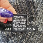 Larry Levine  Women's Wide Leg Gray Striped Capri Pants 10 Photo 8