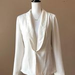 Forever 21 | White Sheer Panel Blazer Jacket Sz L Photo 0