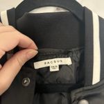 PacSun  90s Oversized Athletic Varsity Jacket Black Size XS/S Photo 7