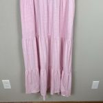 Old Navy Midi Dress Womens XL Tall Pink Tiered Slub-Knit Cami Swing Strappy Back Photo 6