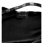 Pronto Women's Black Striped Spaghetti Strap Tank Top Size Small Photo 3