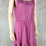 BE BOP Ruffled-Hem Pink Peasant Dress NWT L Photo 4