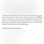 Retrofête Retrofete Carter Denim Jogger Jeans NEW NWT 23 🥰 Photo 3