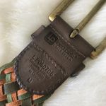 Anthropologie HTF: new x Linea Pelle ❃ Braided Leather Belt ❃ Khaki Brown Root Photo 6