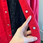 Vintage 90s Red 100% Cotton Pearl Snap Western Long Sleeve Shirt Size XL Unisex Photo 4