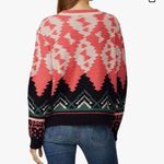 Anthropologie Aldomartins Nieves Geometric Sweater Pink Photo 1