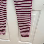 Patagonia  Women's Striped Pajama Pants - Purple and White Photo 6
