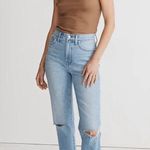 Madewell The Perfect Vintage Straight Jean Women Light Washed Blue Jeans Size 27 Photo 2