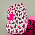 Hello Kitty  Large Pink Tote Bag Set w/ Mini Backpack | Sanrio Cute Bow Print NWT Photo 2