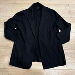 Quince  Women’s 100% Organic Cotton Knit Blazer Open Front Black Size XS Photo 1