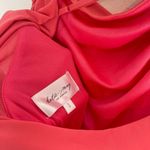 Katie May  Winnipeg One Shoulder Ruched Knit Gown in Coral Size Large NWT Photo 7