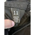 Almost Famous  Flare Leggings High Waist Black Denim Jeans Size 11 Y2K Boot Retro Photo 4