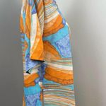 Vintage Bogarts of Texas Colorful Boat Neck Half Sleeve Top Medium Photo 2