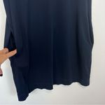 Theory Navy Colorblock Striped T-Shirt Dress Pima Cotton Size XS Photo 4