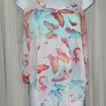 Vibrant Blue Bandeau Bikini Set with Cover Up 3 piece set Size M Photo 0