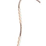 Vintage Dainty Freshwater Pearl Sterling Silver Necklace Hook Clasp Collar 18" Photo 2