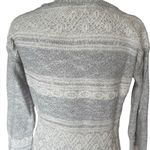 FatFace  Knit Sweater Grey White Embroidered Cotton Womens Size 6 Photo 4