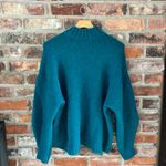 Pistola  Blue Fuzzy Carlen Oversized Sweater, L Photo 4