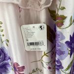 Free People  Dress Size Medium Warm Hearts Midi NWT Ivory Combo Lace Floral Boho Photo 8