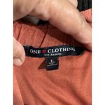 One Clothing Terra-cotta Color Button Down Mini Skirt Size L Pockets Lined Photo 4