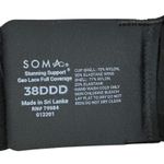 Soma  Stunning Support Geo Lace Full Coverage Bra Black 38DDD Photo 3