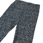 Varley Let's Move Mid Rise Leggings Leopard Animal Print 7/8 Gray Tan Small Photo 2