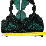 Intimately Free People Velvet Burnout Mesh Bralette Sz S Boho Festival Coachella Green Photo 2