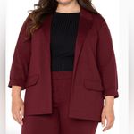 Liverpool NWOT  Boyfriend Blazer With Princess Dart Color: Bordeaux Photo 1