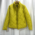 NY&C Lemon Yellow Quilted Zip Front Puffer Jacket Size M Size M Photo 10