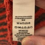 Free People Coral/Gray Striped Sweater XS Photo 5