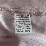 Bohme  Ruffle Short Sleeve Top in Rose Size Small Photo 3