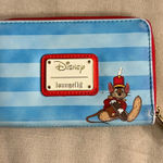 Lounge Fly ✨ Disney x  Dumbo Zip-Around Wallet | Circus Print | Blue ✨ Photo 0