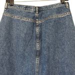 Eddie Bauer Vintage 90’s Y2K  Cotton Maxi Denim Western Skirt, Front Slit Photo 6